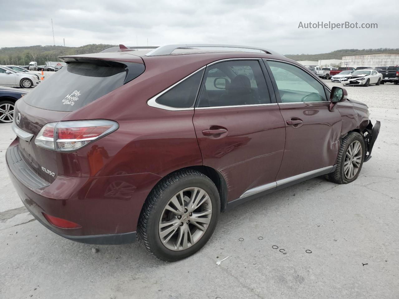 2013 Lexus Rx 350 Maroon vin: 2T2ZK1BA9DC092925