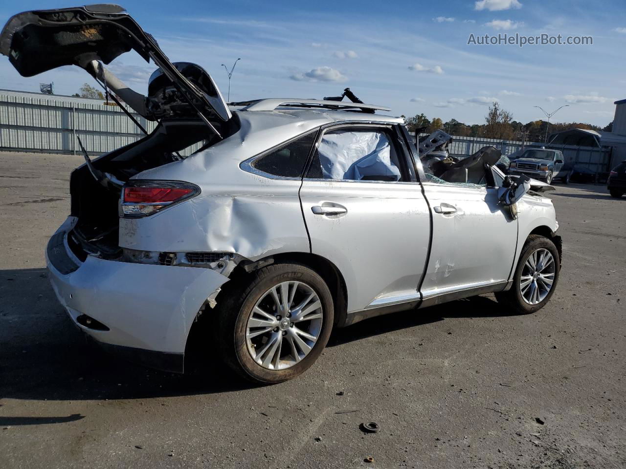 2013 Lexus Rx 350 Silver vin: 2T2ZK1BA9DC101087