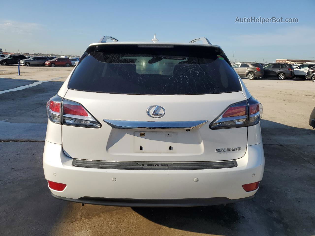 2013 Lexus Rx 350 White vin: 2T2ZK1BA9DC101364