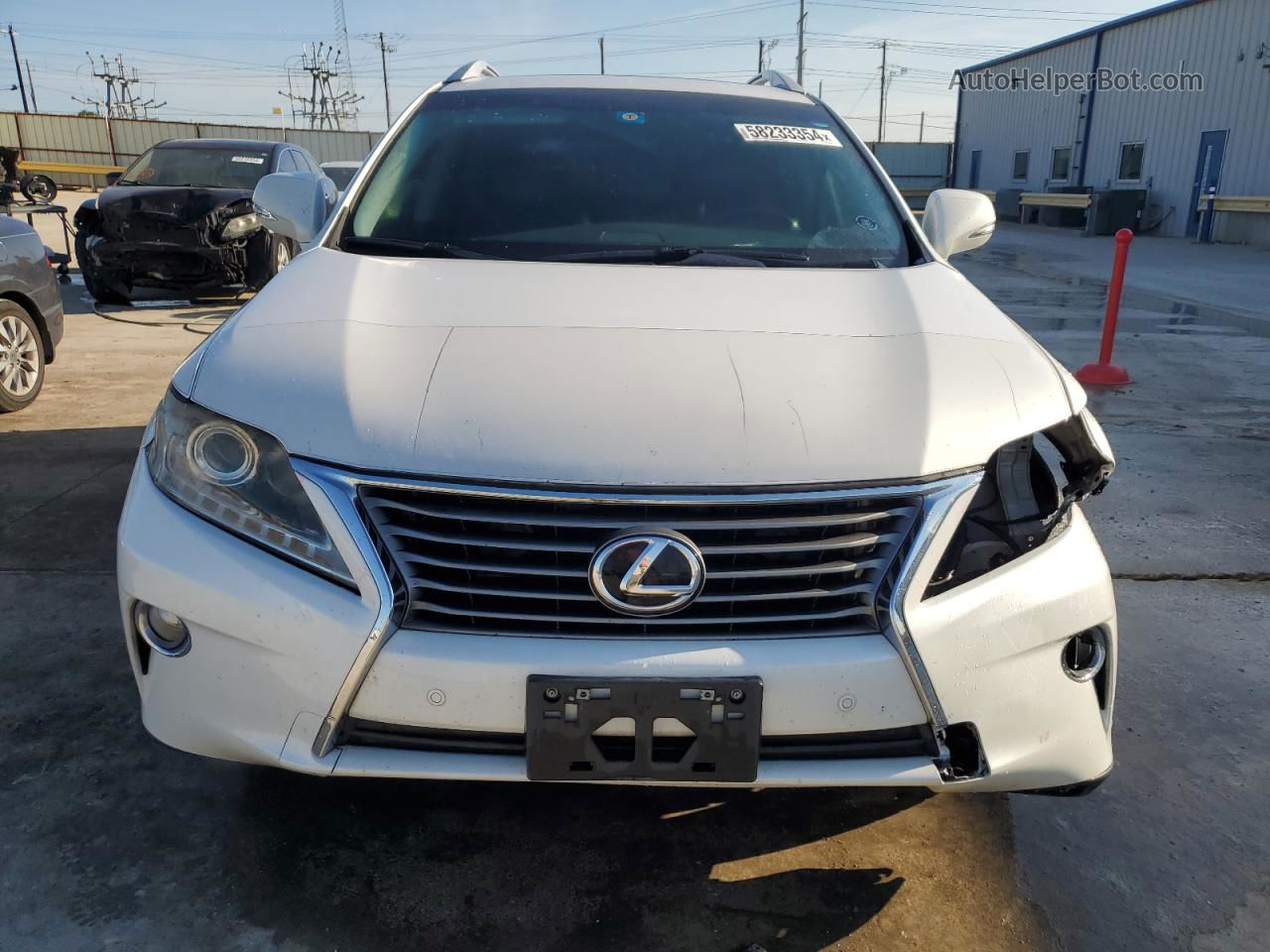 2013 Lexus Rx 350 White vin: 2T2ZK1BA9DC101364