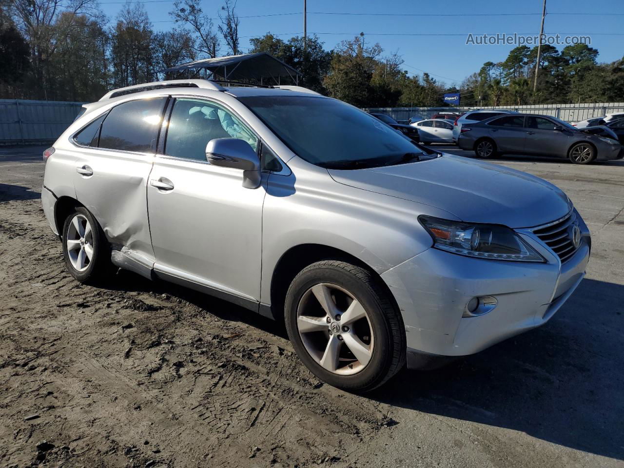 2013 Lexus Rx 350 Silver vin: 2T2ZK1BA9DC102420