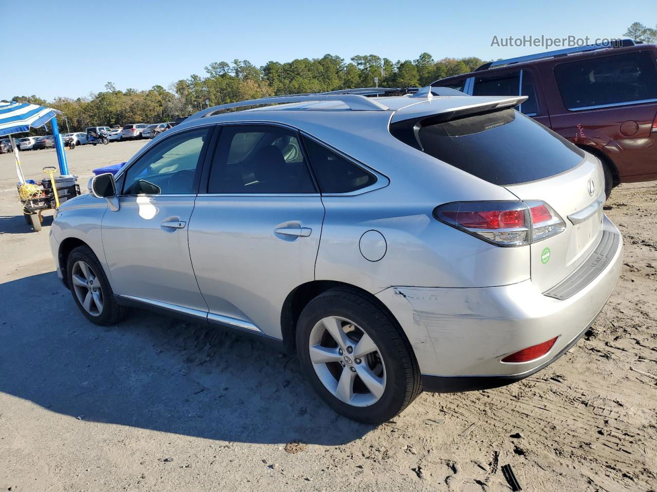 2013 Lexus Rx 350 Silver vin: 2T2ZK1BA9DC102420