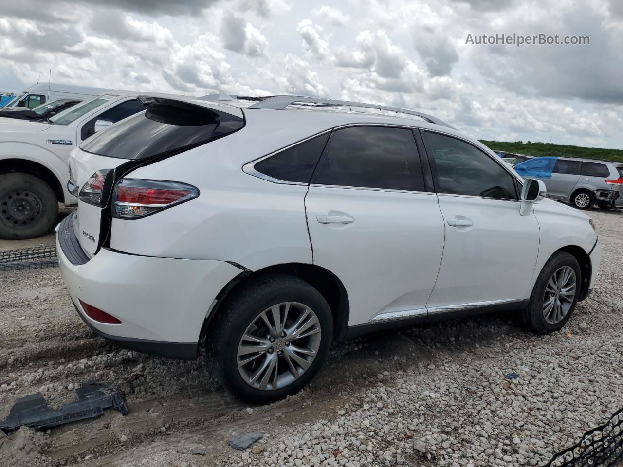 2013 Lexus Rx 350 White vin: 2T2ZK1BA9DC114079