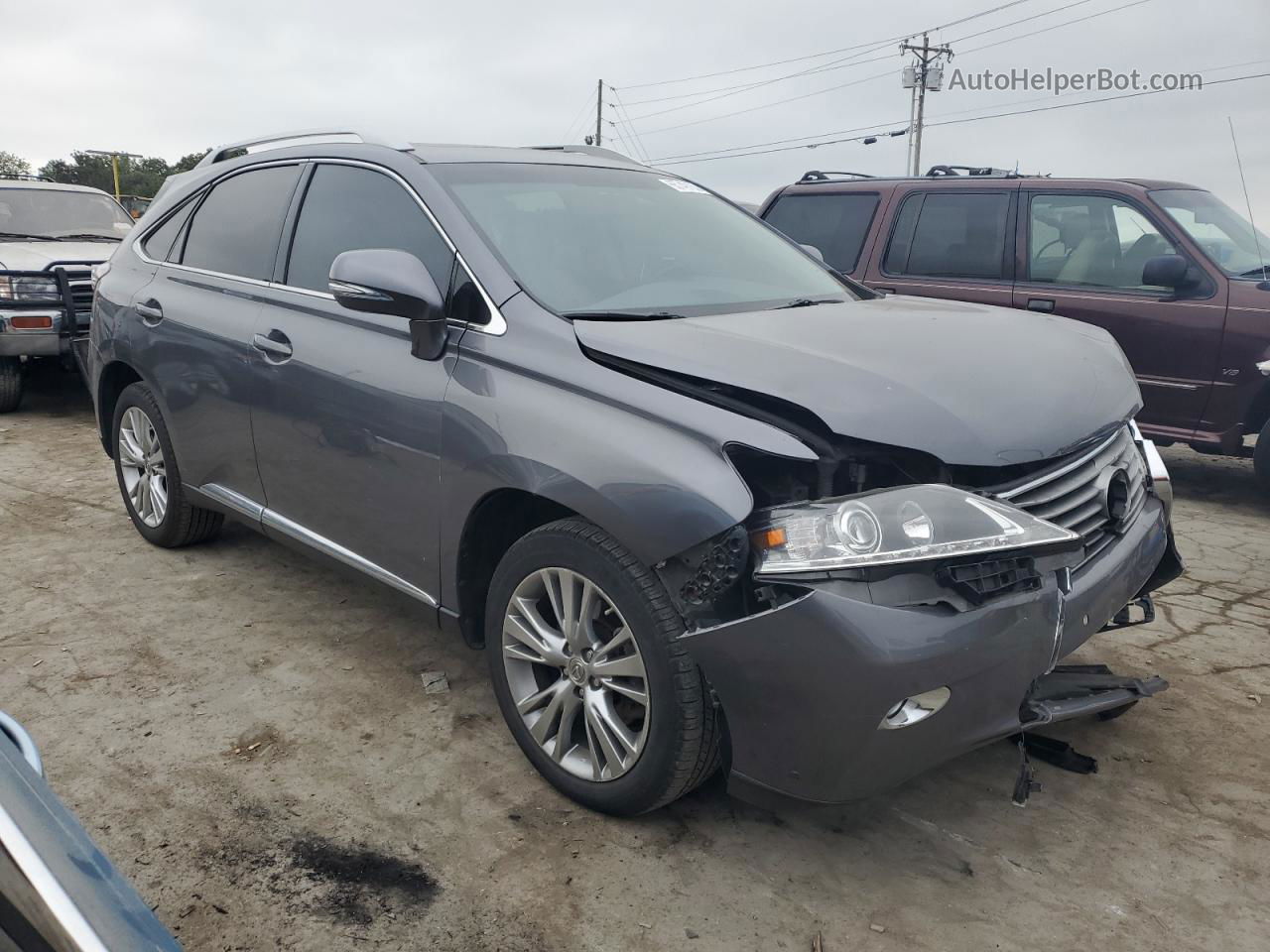 2013 Lexus Rx 350 Gray vin: 2T2ZK1BA9DC120464