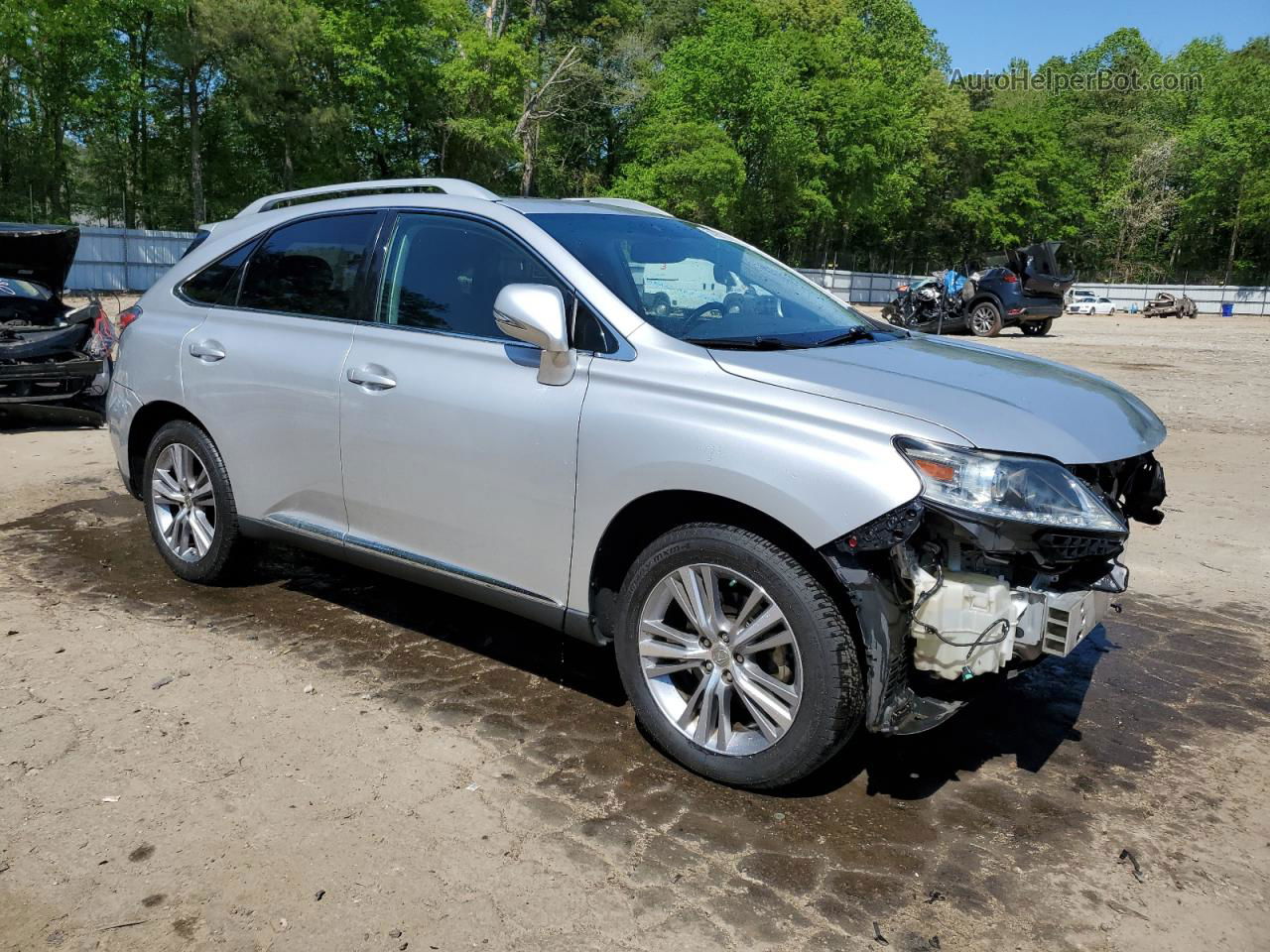 2015 Lexus Rx 350 Silver vin: 2T2ZK1BA9FC183079