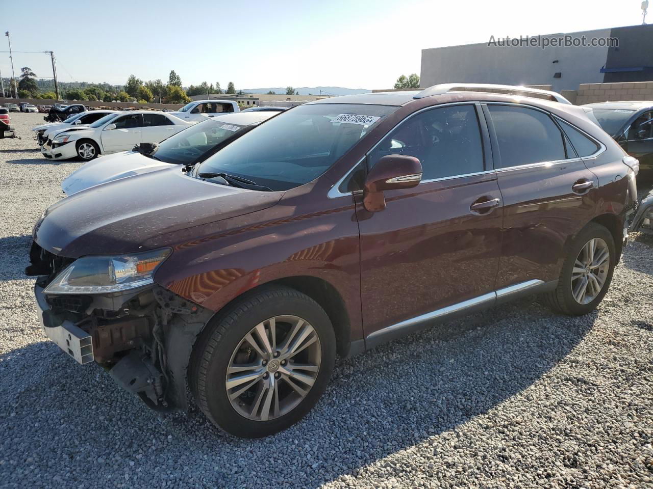 2015 Lexus Rx 350 Burgundy vin: 2T2ZK1BA9FC191747