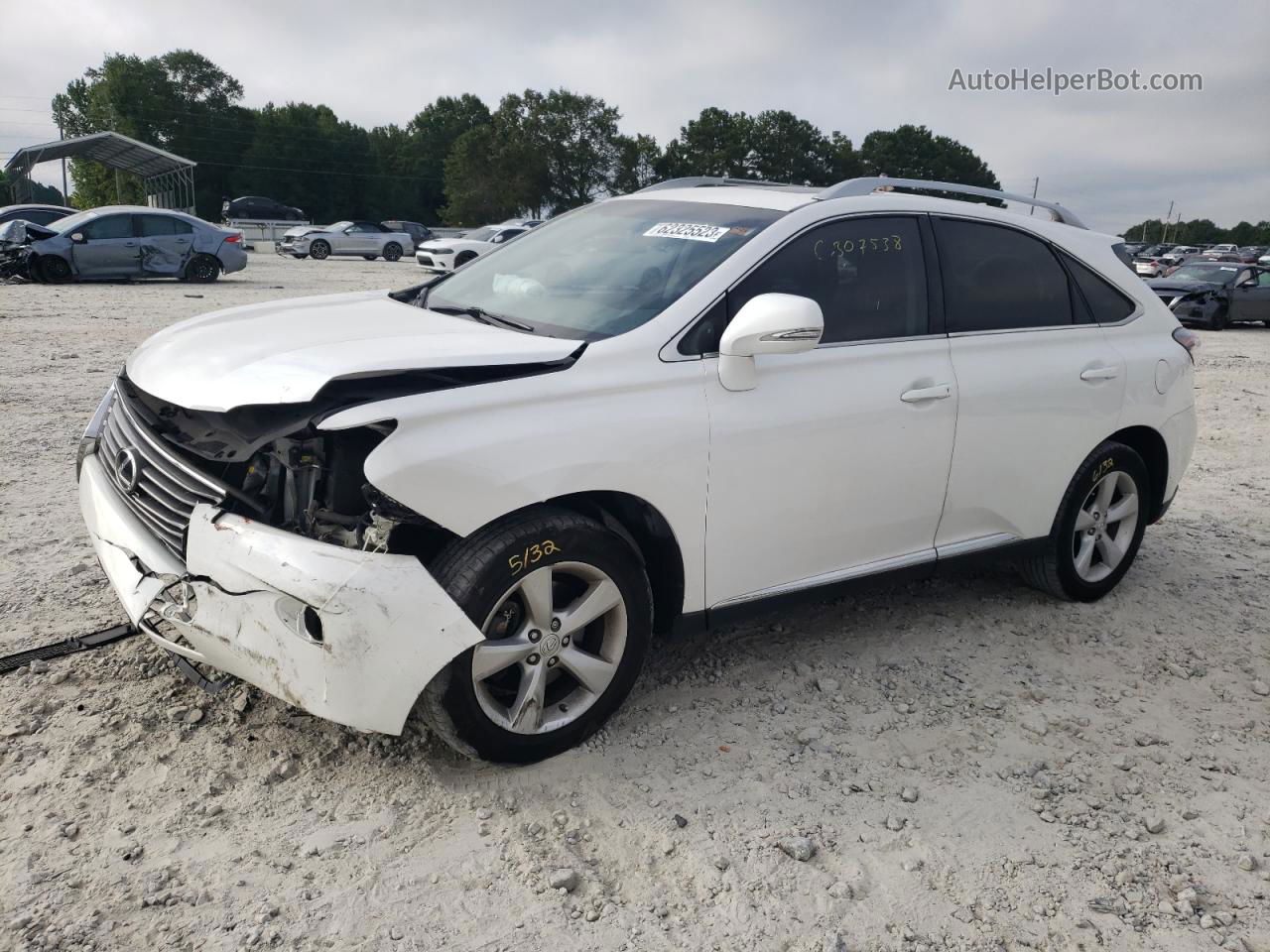 2015 Lexus Rx 350 Белый vin: 2T2ZK1BA9FC201743