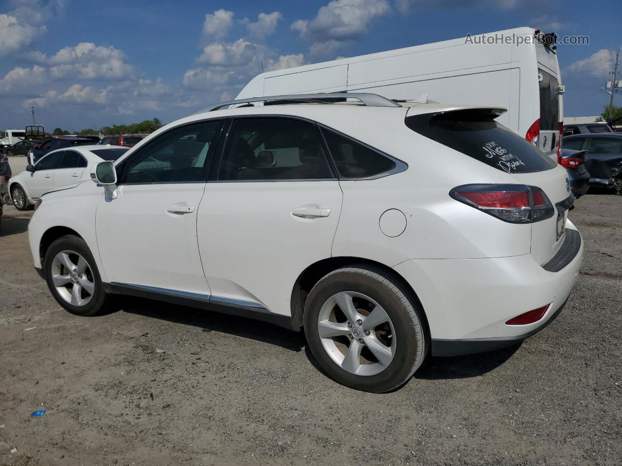 2013 Lexus Rx 350 White vin: 2T2ZK1BAXDC107075