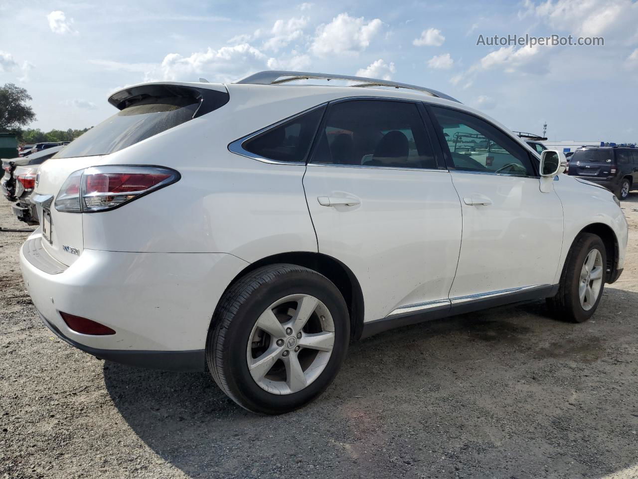 2013 Lexus Rx 350 White vin: 2T2ZK1BAXDC107075