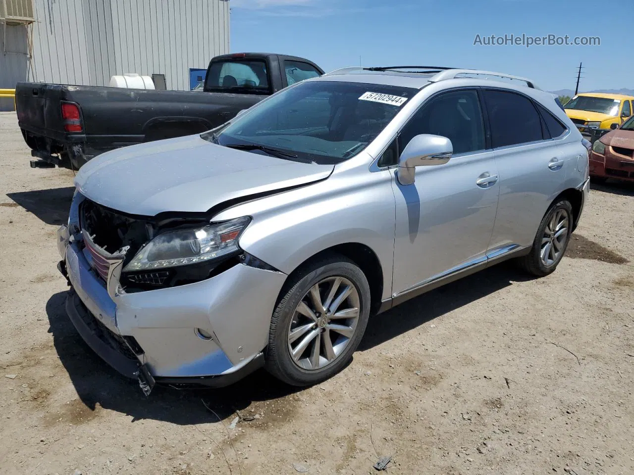 2013 Lexus Rx 350 Silver vin: 2T2ZK1BAXDC129058