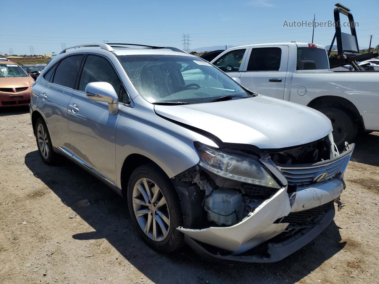 2013 Lexus Rx 350 Silver vin: 2T2ZK1BAXDC129058