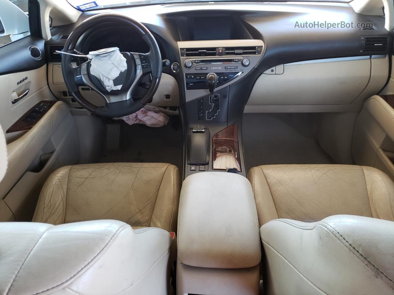 2015 Lexus Rx 350 White vin: 2T2ZK1BAXFC164556