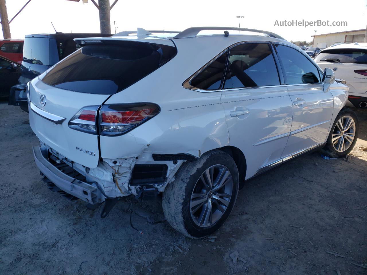 2015 Lexus Rx 350 White vin: 2T2ZK1BAXFC164556