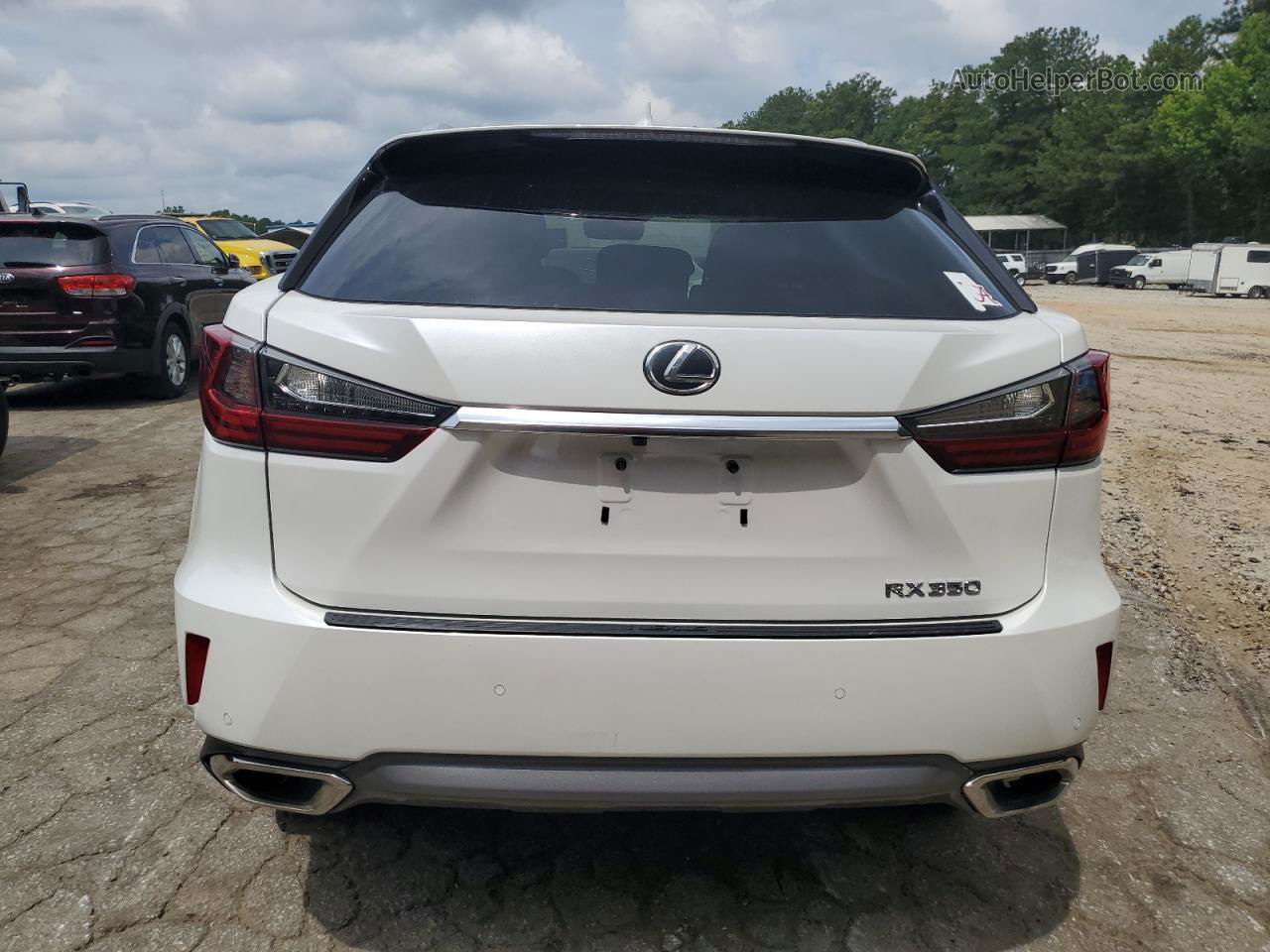 2016 Lexus Rx 350 White vin: 2T2ZZMCA0GC012749