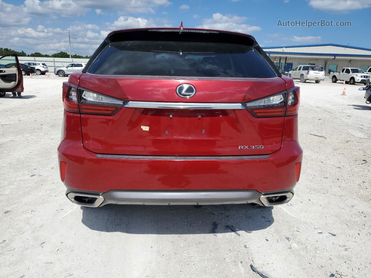 2016 Lexus Rx 350 Red vin: 2T2ZZMCA0GC017451