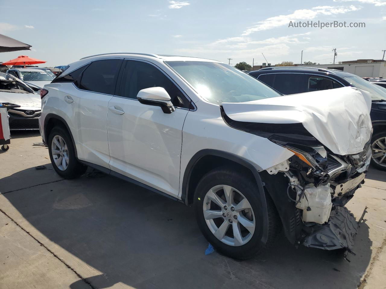 2016 Lexus Rx 350 White vin: 2T2ZZMCA1GC004787