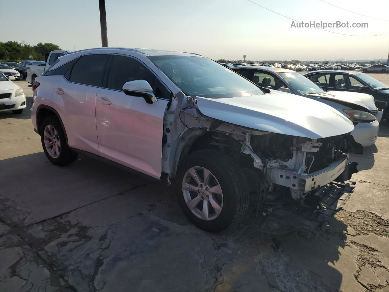 2016 Lexus Rx 350 White vin: 2T2ZZMCA1GC016776