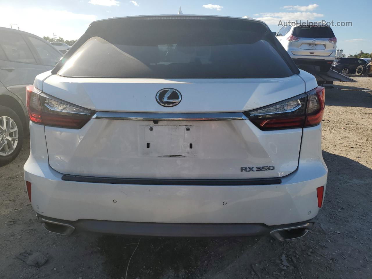 2016 Lexus Rx 350 White vin: 2T2ZZMCA1GC022769