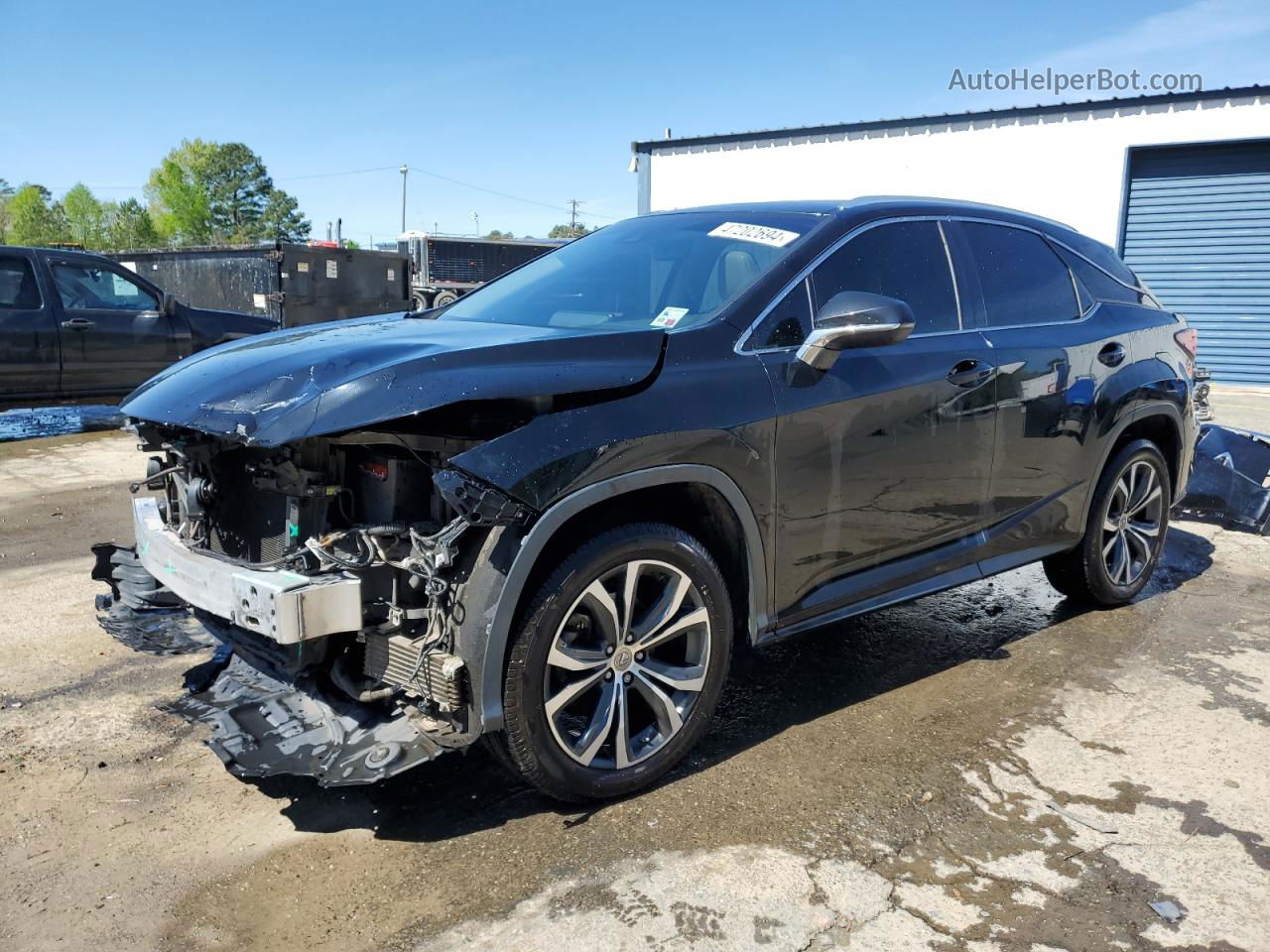 2016 Lexus Rx 350 Черный vin: 2T2ZZMCA1GC025123