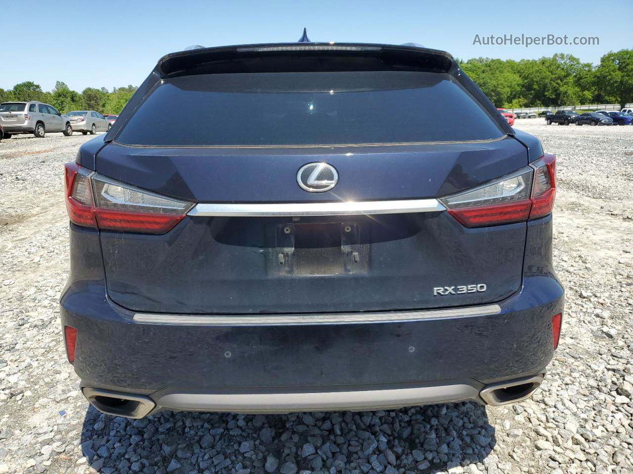 2016 Lexus Rx 350 Blue vin: 2T2ZZMCA2GC008041