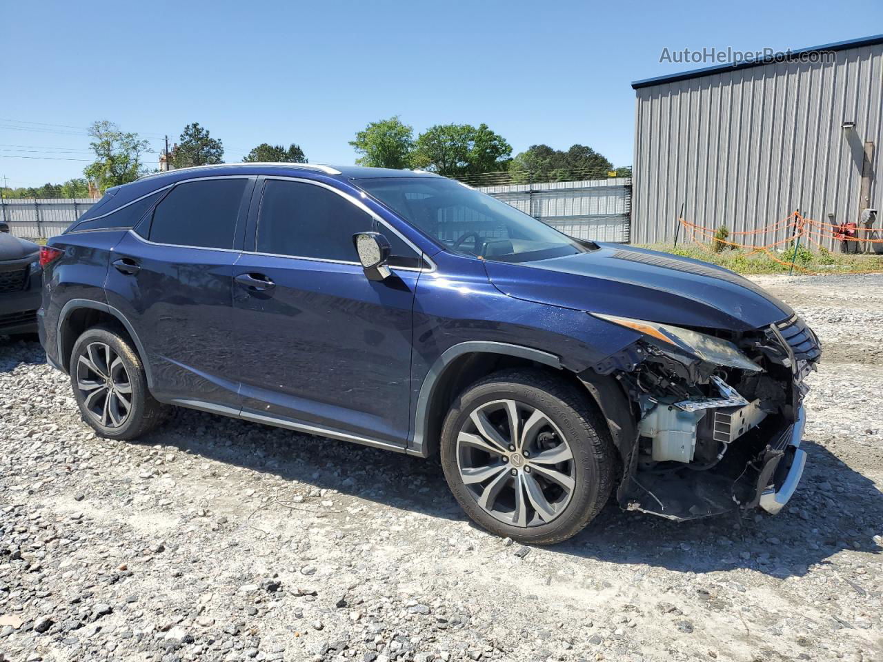 2016 Lexus Rx 350 Blue vin: 2T2ZZMCA2GC008041