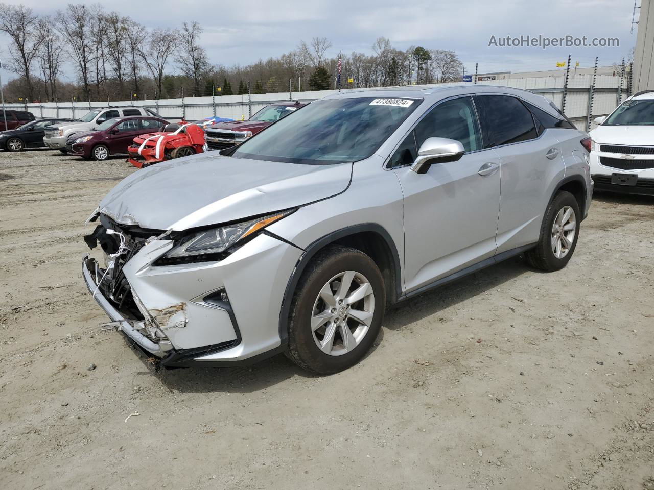 2016 Lexus Rx 350 Silver vin: 2T2ZZMCA2GC010405