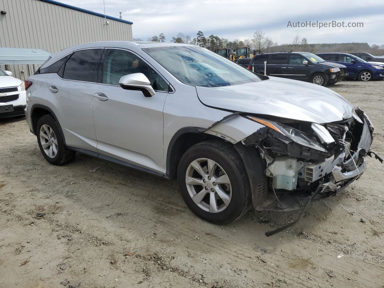 2016 Lexus Rx 350 Silver vin: 2T2ZZMCA2GC010405