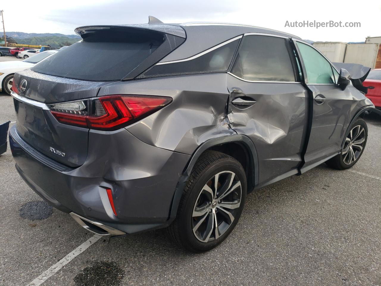 2016 Lexus Rx 350 Gray vin: 2T2ZZMCA2GC017256