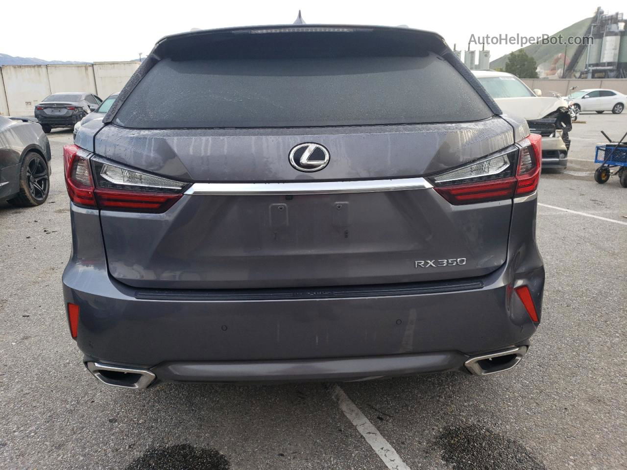 2016 Lexus Rx 350 Gray vin: 2T2ZZMCA2GC017256