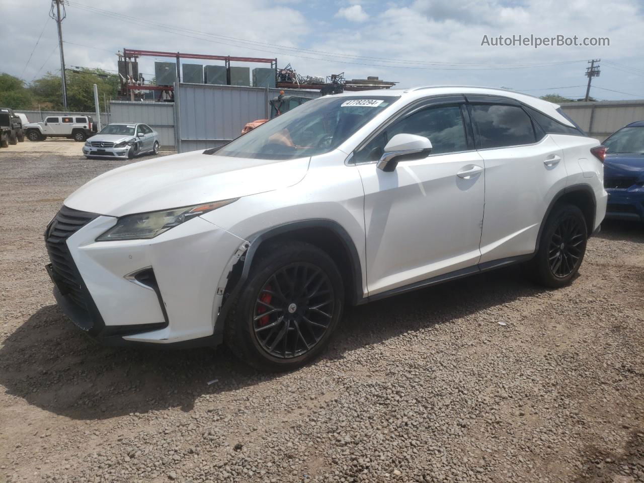 2016 Lexus Rx 350 White vin: 2T2ZZMCA2GC027172