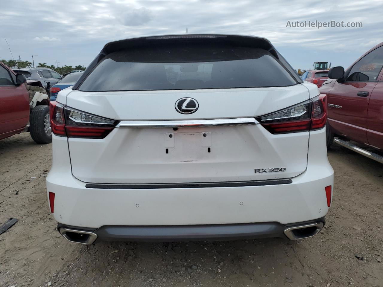 2016 Lexus Rx 350 White vin: 2T2ZZMCA3GC010851