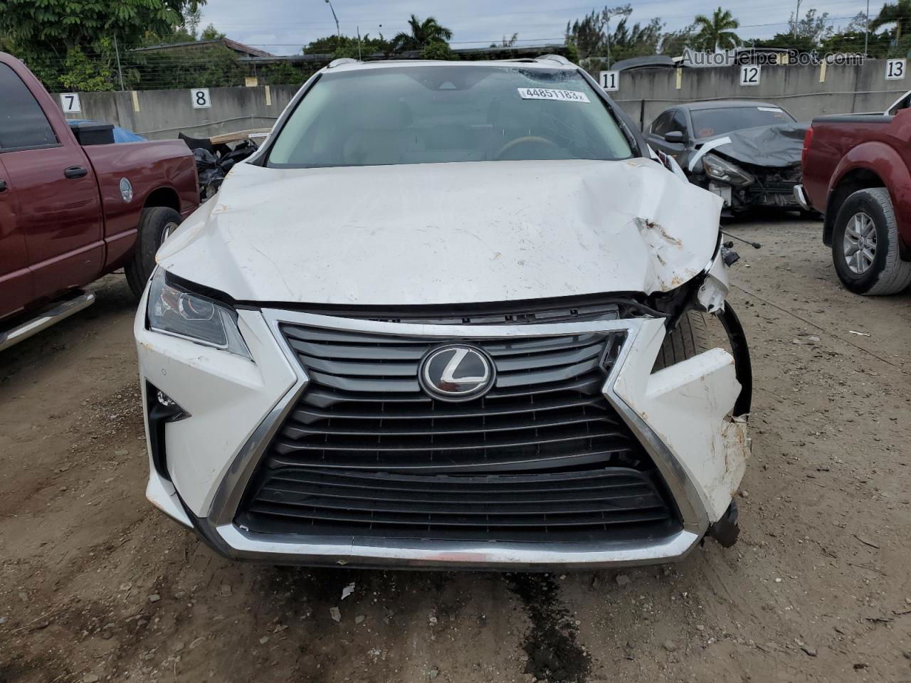 2016 Lexus Rx 350 White vin: 2T2ZZMCA3GC010851