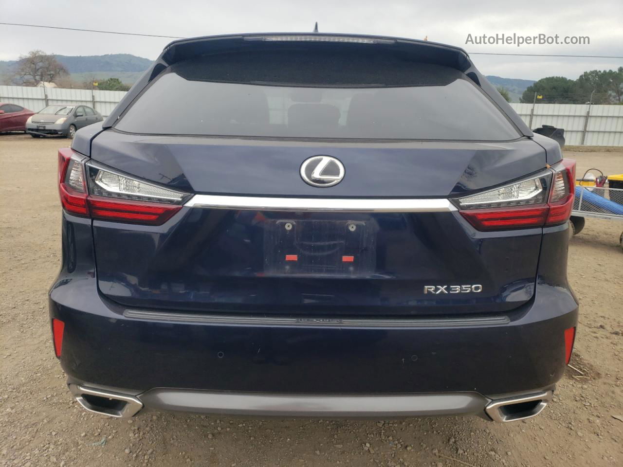 2016 Lexus Rx 350 Blue vin: 2T2ZZMCA3GC020389