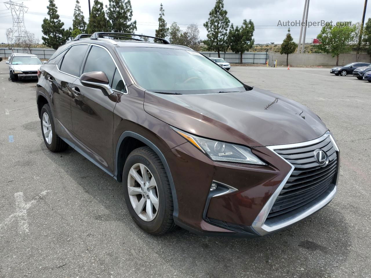 2016 Lexus Rx 350 Коричневый vin: 2T2ZZMCA3GC022207