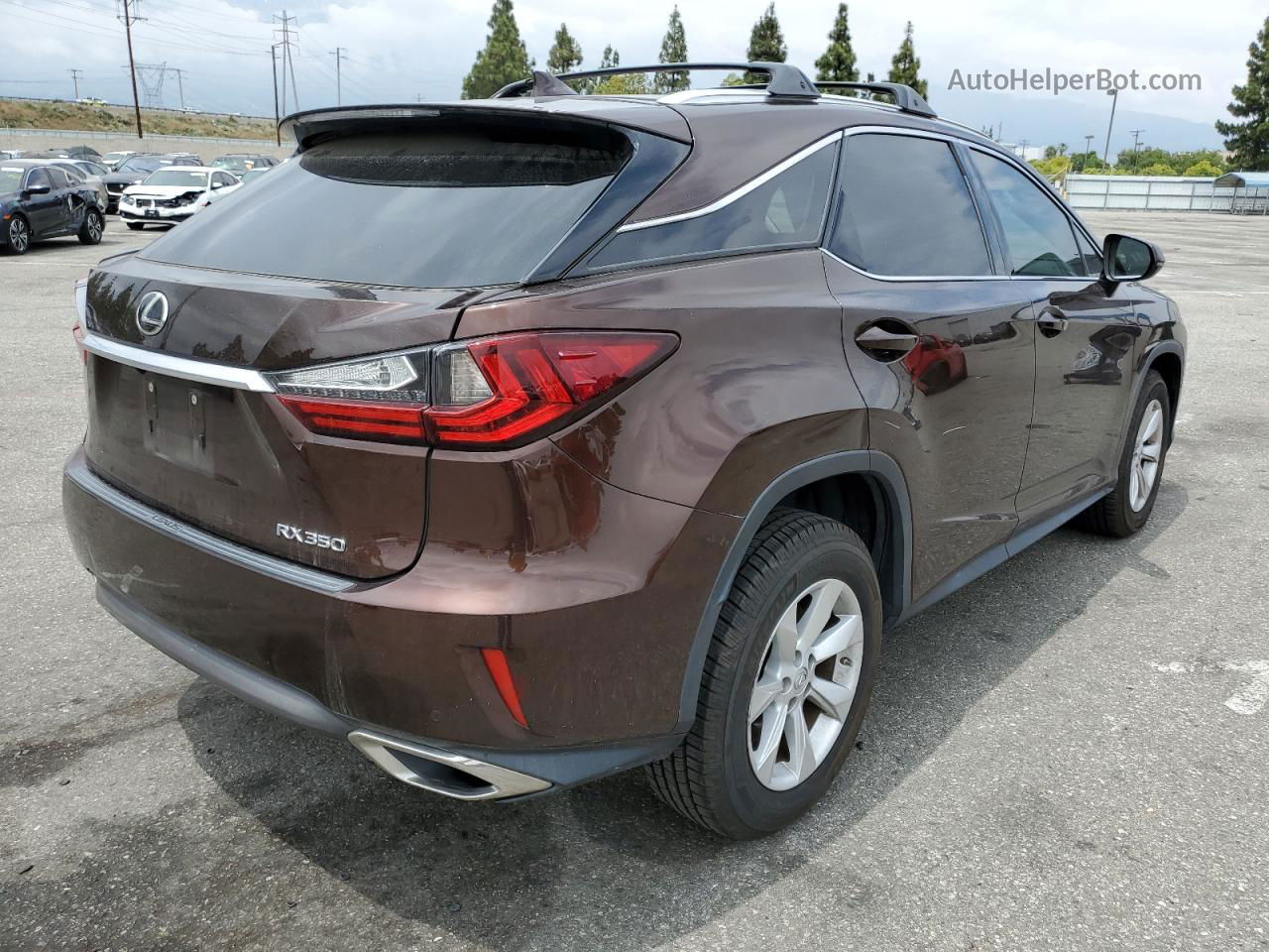 2016 Lexus Rx 350 Коричневый vin: 2T2ZZMCA3GC022207