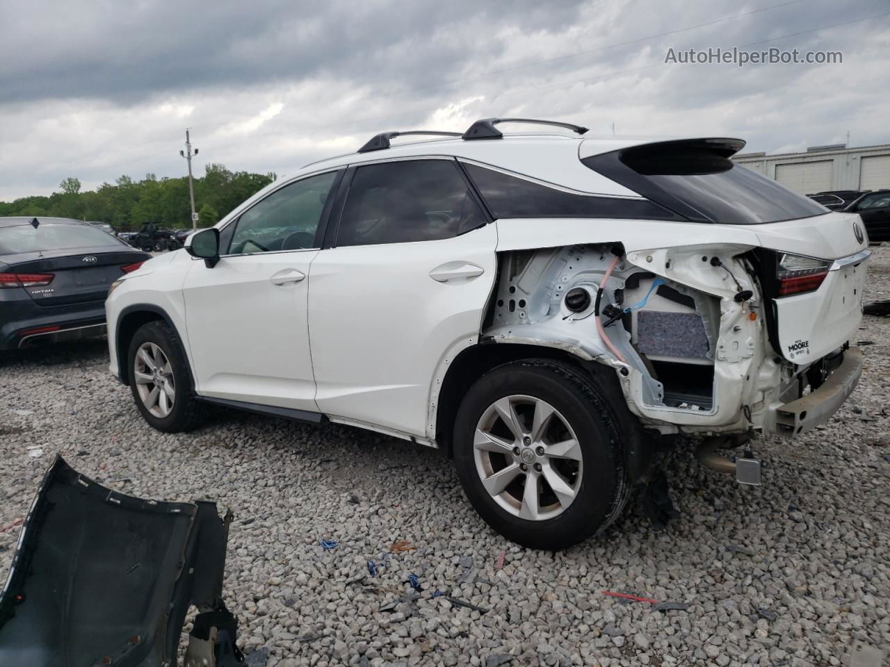 2016 Lexus Rx 350 White vin: 2T2ZZMCA3GC030517