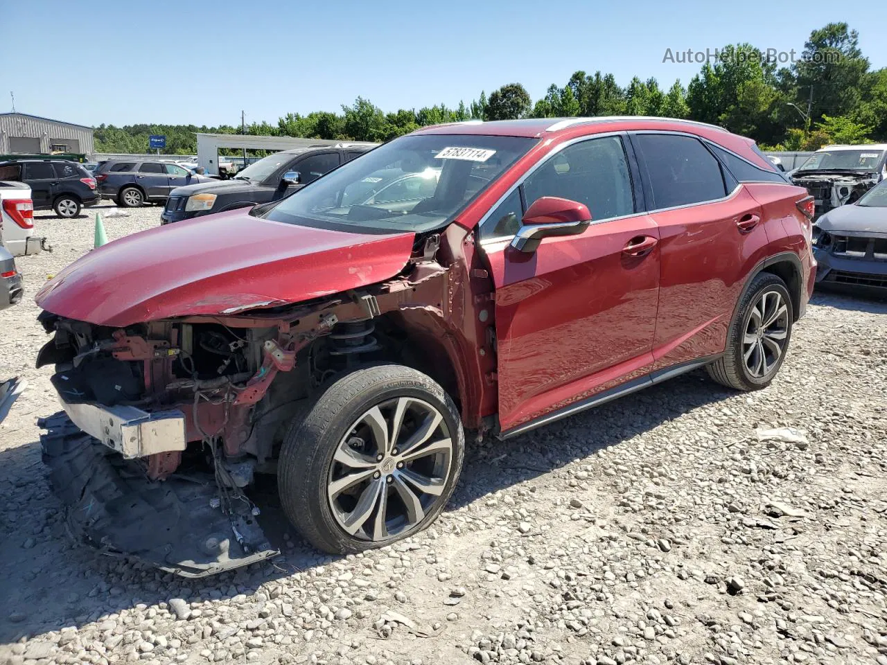 2016 Lexus Rx 350 Красный vin: 2T2ZZMCA4GC007926