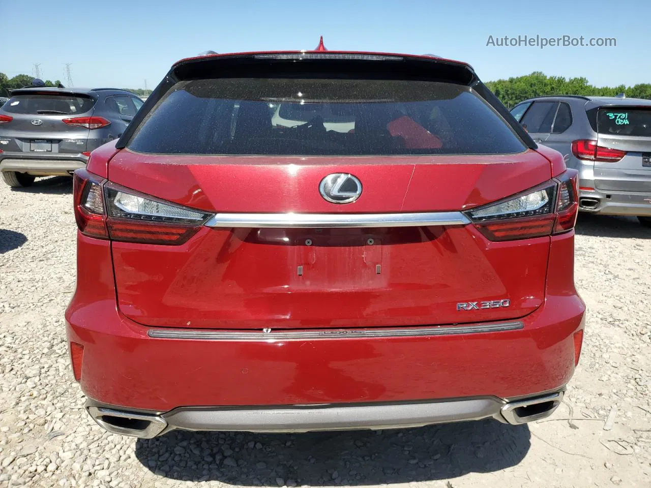 2016 Lexus Rx 350 Red vin: 2T2ZZMCA4GC007926