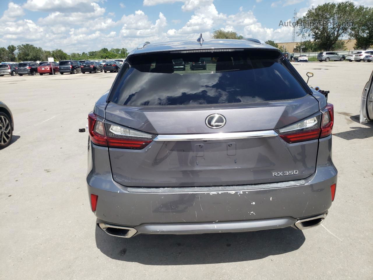 2016 Lexus Rx 350 Gray vin: 2T2ZZMCA4GC012219