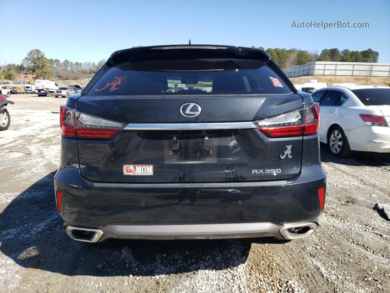 2016 Lexus Rx 350 Черный vin: 2T2ZZMCA4GC024371