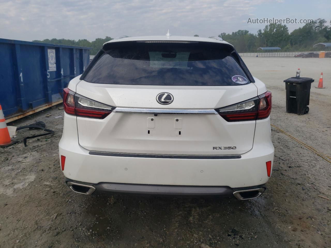 2016 Lexus Rx 350 White vin: 2T2ZZMCA5GC016117