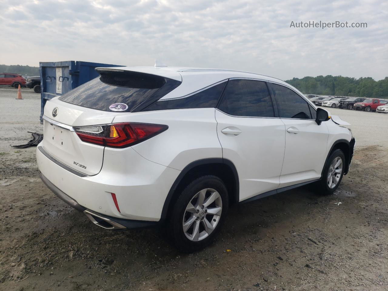 2016 Lexus Rx 350 White vin: 2T2ZZMCA5GC016117