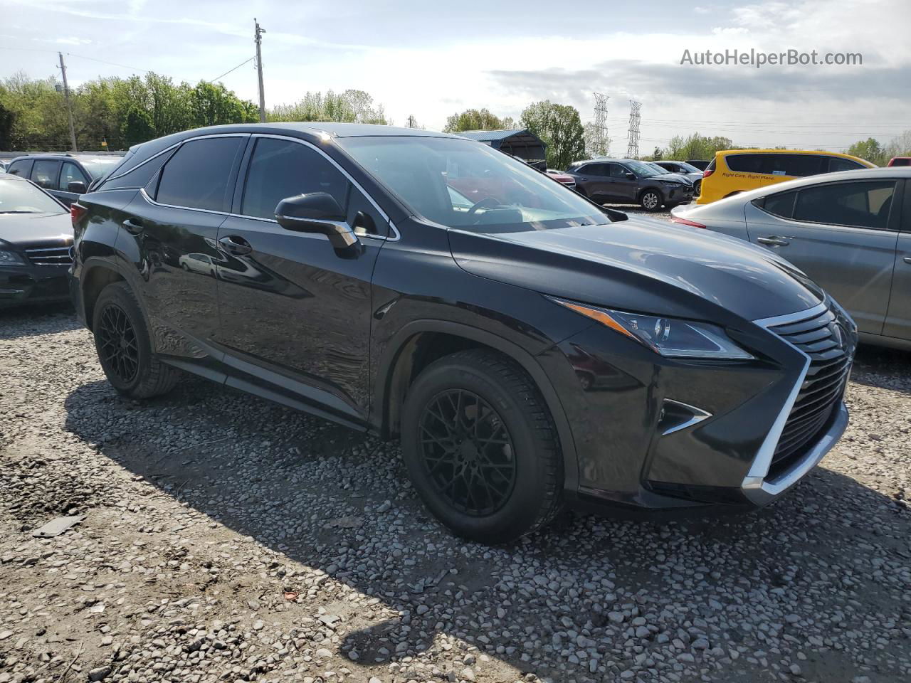 2016 Lexus Rx 350 Черный vin: 2T2ZZMCA6GC005823