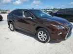 2016 Lexus Rx 350 Коричневый vin: 2T2ZZMCA6GC007927