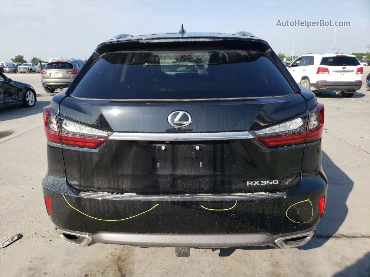 2016 Lexus Rx 350 Black vin: 2T2ZZMCA6GC017177