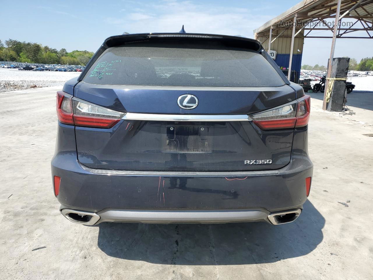 2016 Lexus Rx 350 Blue vin: 2T2ZZMCA6GC028079