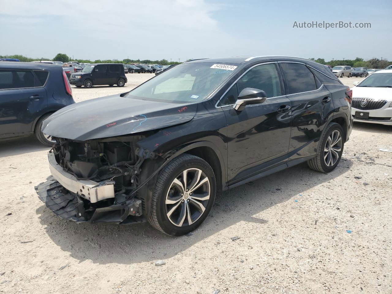 2016 Lexus Rx 350 Черный vin: 2T2ZZMCA7GC002624