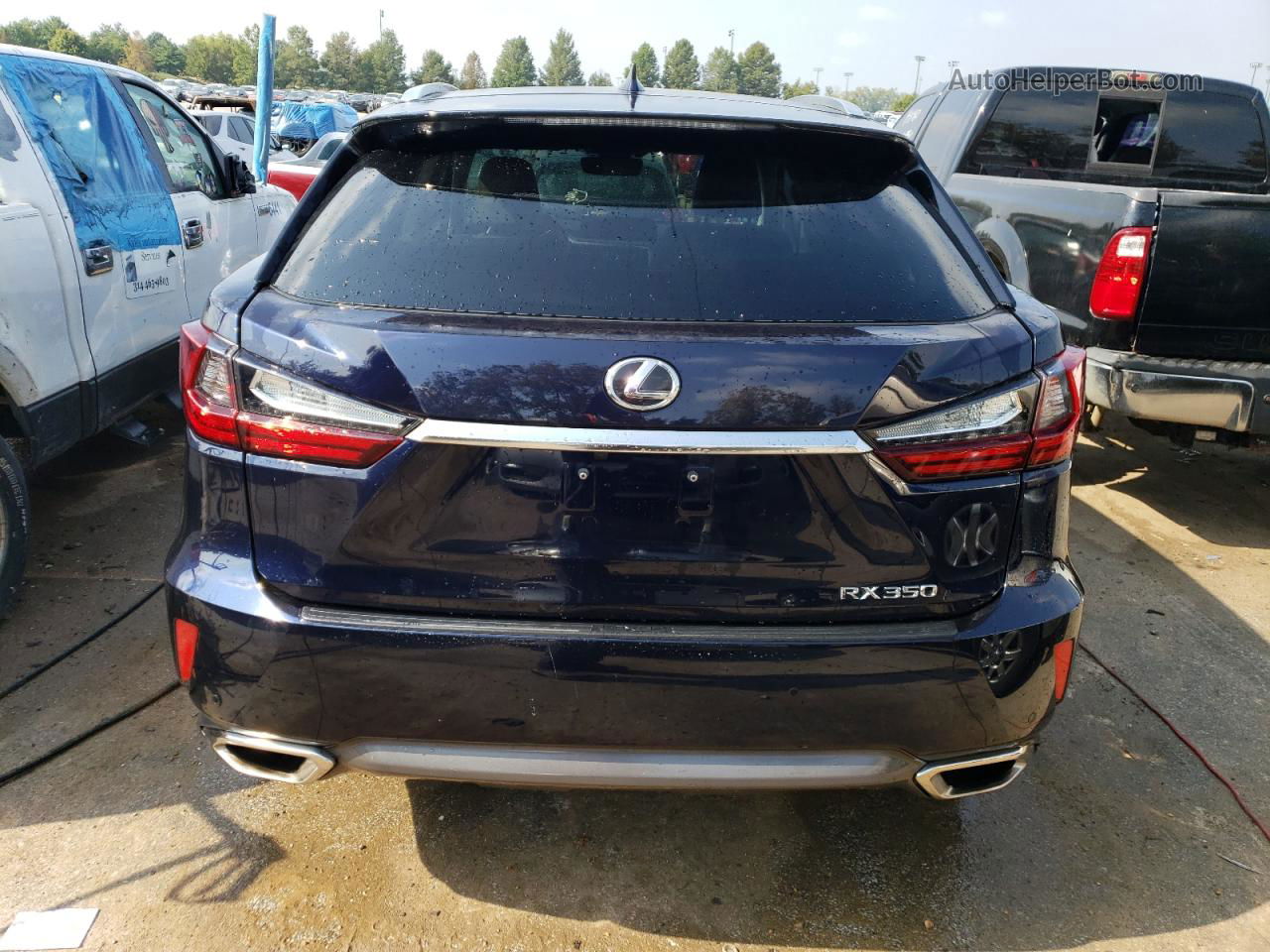 2016 Lexus Rx 350 Blue vin: 2T2ZZMCA7GC005992