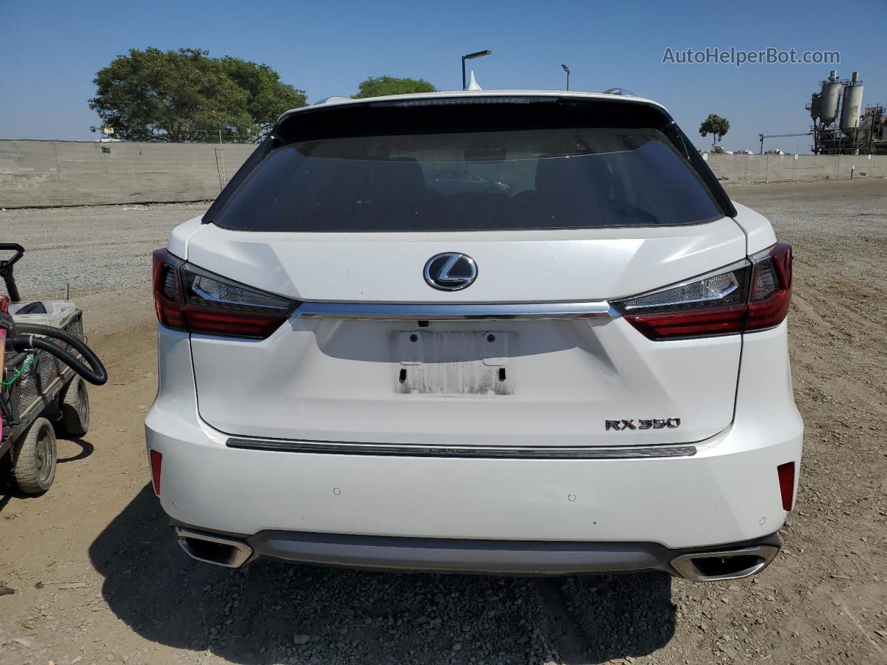 2016 Lexus Rx 350 White vin: 2T2ZZMCA7GC008567