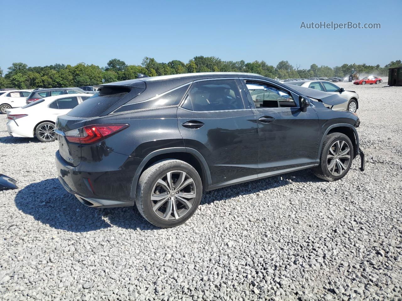 2016 Lexus Rx 350 Черный vin: 2T2ZZMCA8GC024406